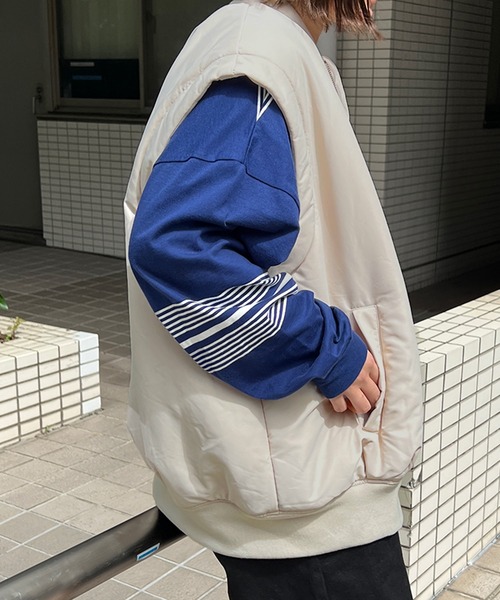 kutir(クティール)の「【2WAY】ボリュームスリーブMA-1(MA-1・レディース・ブラック/カーキ/アイボリー・FREE)」の16枚目の写真