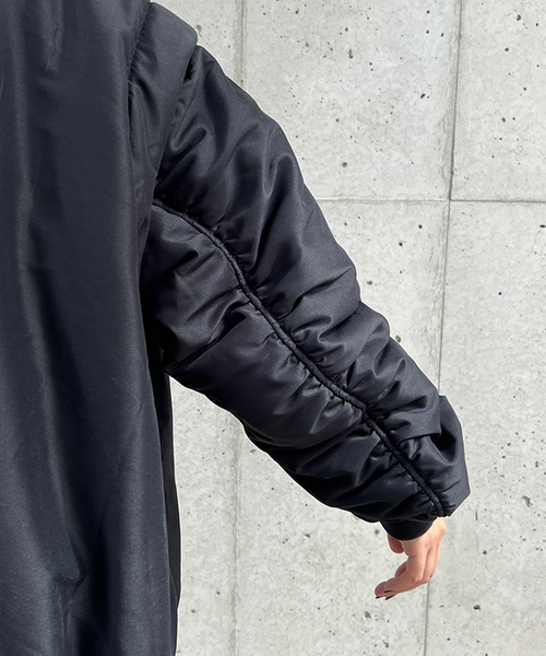 kutir(クティール)の「【2WAY】ボリュームスリーブMA-1(MA-1・レディース・ブラック/カーキ/アイボリー・FREE)」の22枚目の写真