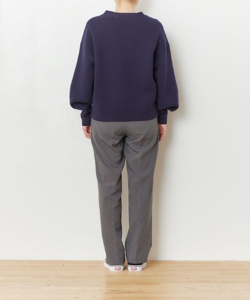 THE SHINZONE(ザ シンゾーン)の「THE SHINZONE CAPELIN KINT CARDIGAN 22AMSNI11(カーディガン/ボレロ・レディース・ブラウン/ネイビー/グレー・FREE)」の11枚目の写真