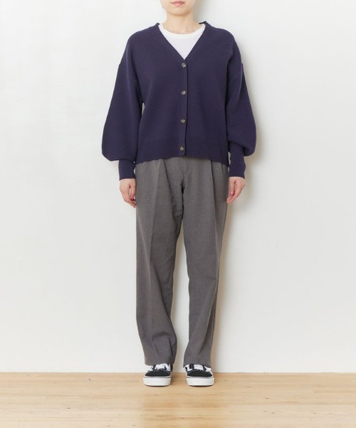 THE SHINZONE(ザ シンゾーン)の「THE SHINZONE CAPELIN KINT CARDIGAN 22AMSNI11(カーディガン/ボレロ・レディース・ブラウン/ネイビー/グレー・FREE)」の9枚目の写真