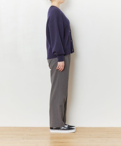 THE SHINZONE(ザ シンゾーン)の「THE SHINZONE CAPELIN KINT CARDIGAN 22AMSNI11(カーディガン/ボレロ・レディース・ブラウン/ネイビー/グレー・FREE)」の10枚目の写真