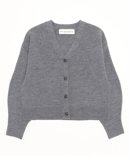 THE SHINZONE(ザ シンゾーン)の「THE SHINZONE CAPELIN KINT CARDIGAN 22AMSNI11(カーディガン/ボレロ・レディース・ブラウン/ネイビー/グレー・FREE)」の14枚目の写真