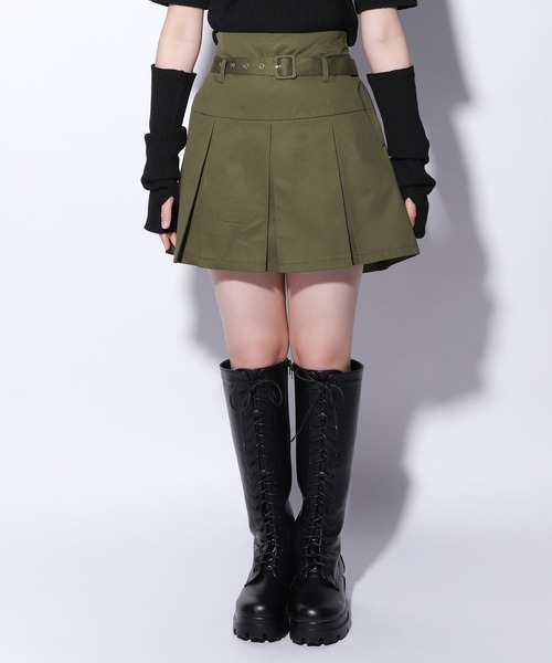 repipi armario（レピピ アルマリオ）の「ローライズベルトツキスカート（スカート・キッズ・ネイビー/ベージュ/カーキ・SMALL/MEDIUM/LARGE）」の9枚目の写真