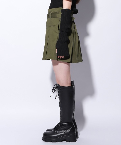 repipi armario（レピピ アルマリオ）の「ローライズベルトツキスカート（スカート・キッズ・ネイビー/ベージュ/カーキ・SMALL/MEDIUM/LARGE）」の10枚目の写真