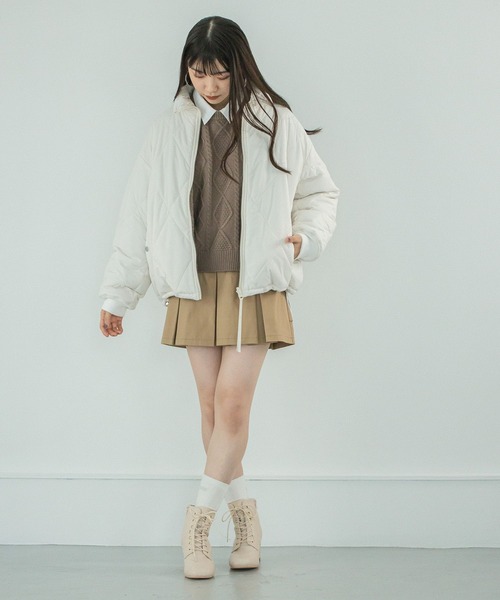 repipi armario（レピピ アルマリオ）の「ローライズベルトツキスカート（スカート・キッズ・ネイビー/ベージュ/カーキ・SMALL/MEDIUM/LARGE）」の20枚目の写真