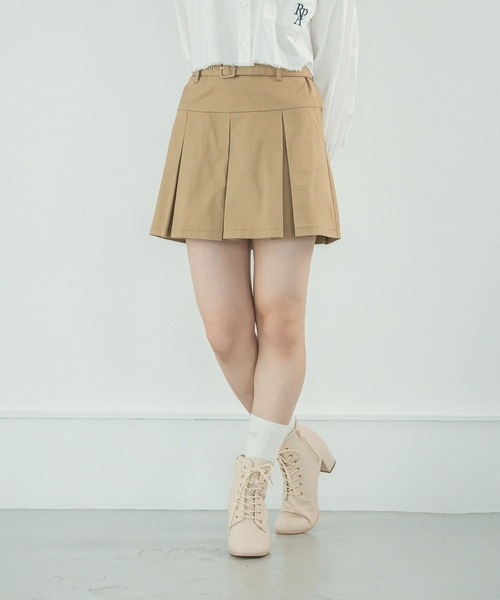 repipi armario（レピピ アルマリオ）の「ローライズベルトツキスカート（スカート・キッズ・ネイビー/ベージュ/カーキ・SMALL/MEDIUM/LARGE）」の22枚目の写真