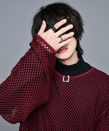 ADRER | comfortable mesh high stretch big pullover/コンフォータブルメッシュハイストレッチビックプルオーバー(Tシャツ/カットソー)