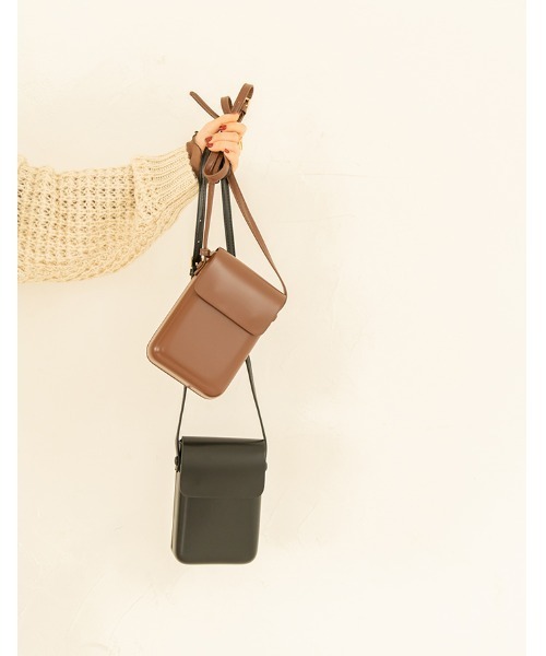 chocomee（チョコミー）の「mini shoulder bag/ミニショルダーバッグ（ショルダーバッグ・レディース・ブラック・FREE）」の5枚目の写真