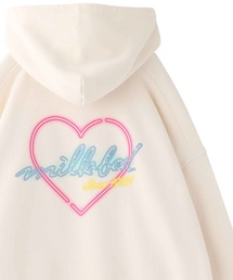 NEON HEART BIG SWEAT HOODIE