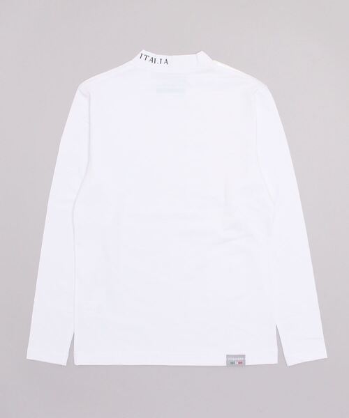SILVER BULLET(シルバーバレット)の「『VIOLA rumore/ヴィオラ ルモーレ』メタリックプリントストレッチモックネック長袖Tシャツ(Tシャツ/カットソー・メンズ・チャコール/ブラック/オフホワイト・XL/L/M)」の20枚目の写真