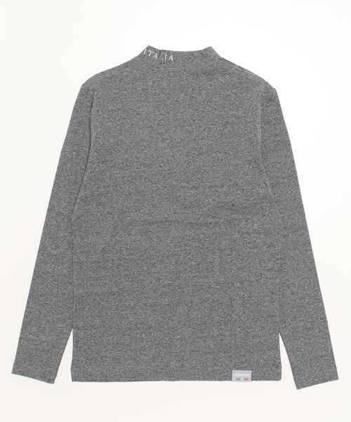 SILVER BULLET(シルバーバレット)の「『VIOLA rumore/ヴィオラ ルモーレ』メタリックプリントストレッチモックネック長袖Tシャツ(Tシャツ/カットソー・メンズ・チャコール/ブラック/オフホワイト・XL/L/M)」の16枚目の写真