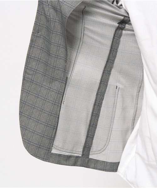 EDIFICE(エディフィス)の「◇FUNCTION MOBILEファンクションモバイル/ プレイドジャケット(テーラードジャケット・メンズ・グレー/ブルー系その他・46/44/50/48)」の12枚目の写真