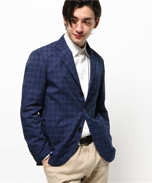 EDIFICE(エディフィス)の「◇FUNCTION MOBILEファンクションモバイル/ プレイドジャケット(テーラードジャケット・メンズ・グレー/ブルー系その他・46/44/50/48)」の18枚目の写真