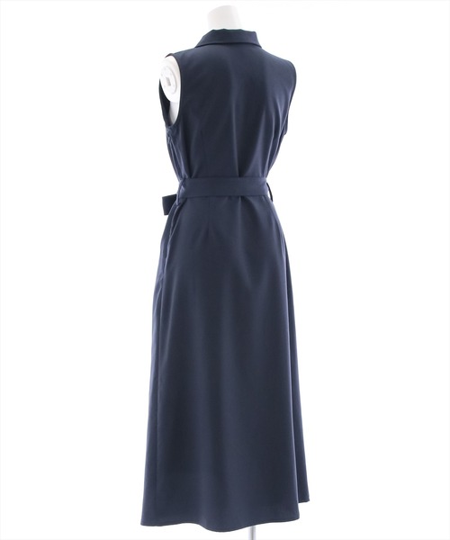 clear（クリア）の「トレンチノースリーブワンピース（ワンピース・レディース・ネイビー/モカ・F）」の5枚目の写真