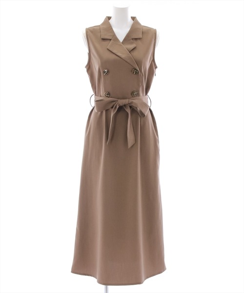 clear（クリア）の「トレンチノースリーブワンピース（ワンピース・レディース・ネイビー/モカ・F）」の19枚目の写真