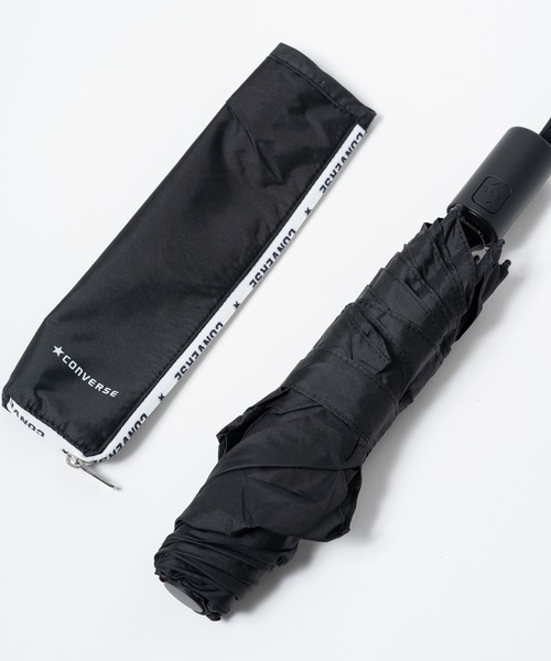 CONVERSE(コンバース)の「【 CONVERSE / コンバース 】 ワンタッチ 折りたたみ傘 アンブレラ OGW CON LT 55WJ(折りたたみ傘・メンズ・ネイビー/ブラック/グレー・FREE)」の2枚目の写真