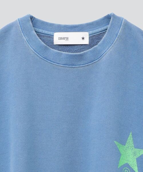 CONVERSE TOKYO（コンバーストウキョウ）の「ピグメントメッセージロゴスウェット（スウェット・メンズ・ブルー/グリーン/チャコールグレー・FREE）」の21枚目の写真