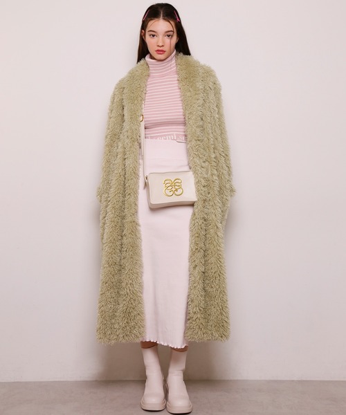 Seemi. byNICECLAUP（ シーミーバイナイスクラップ）の「【Seemi】Seemiメタルロゴショルダー（ショルダーバッグ・レディース・アイボリー/ブラック・FREE）」の15枚目の写真