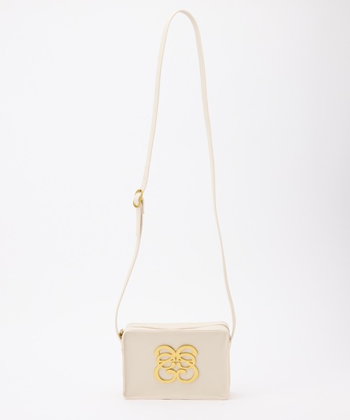 Seemi. byNICECLAUP（ シーミーバイナイスクラップ）の「【Seemi】Seemiメタルロゴショルダー（ショルダーバッグ・レディース・アイボリー/ブラック・FREE）」の18枚目の写真