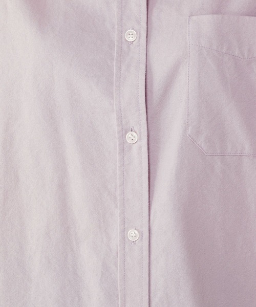 studio CLIP（スタディオクリップ）の「ふわふわオックスバンドシャツ（シャツ/ブラウス・レディース・ライトグレー/ラベンダー/オフホワイト/ブルー・FREE）」の15枚目の写真