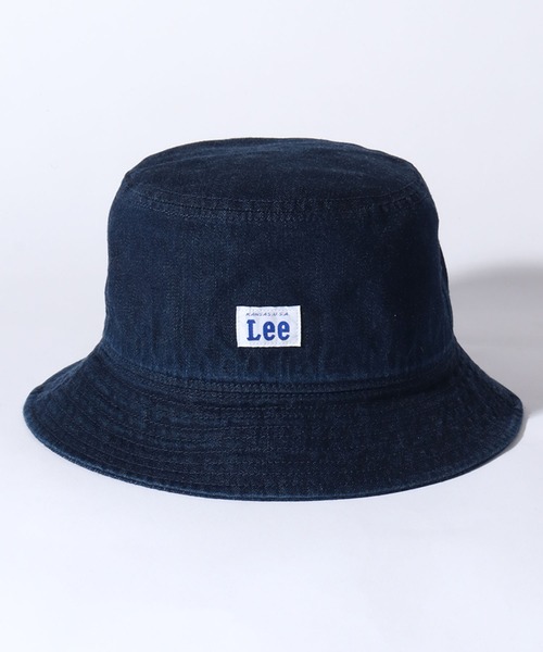 Lee（リー）の「【Lee/リー】ワンポイントロゴ バケットハット(デニム