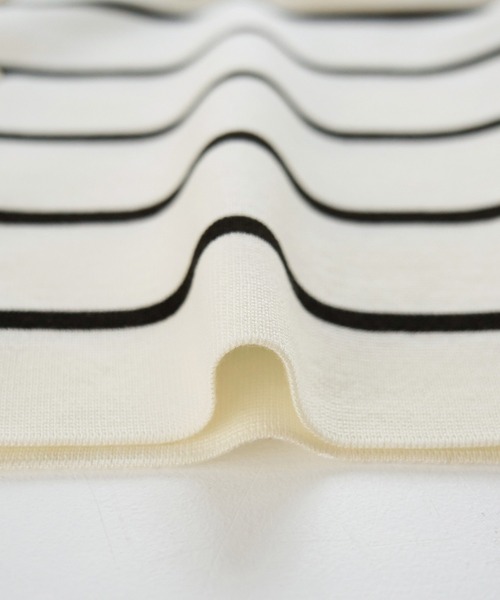 ROPE' PICNIC(ロペピクニック)の「洗濯機OK/ミラノリブコンパクトカーディガン(カーディガン/ボレロ・レディース・ターコイズブルー/オフホワイト/ブラック/ホワイト系その他5/ピンク系その他・38)」の13枚目の写真