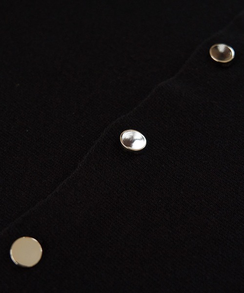 ROPE' PICNIC(ロペピクニック)の「洗濯機OK/ミラノリブコンパクトカーディガン(カーディガン/ボレロ・レディース・ターコイズブルー/オフホワイト/ブラック/ホワイト系その他5/ピンク系その他・38)」の14枚目の写真