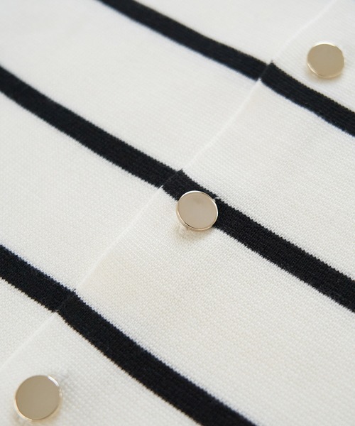 ROPE' PICNIC(ロペピクニック)の「洗濯機OK/ミラノリブコンパクトカーディガン(カーディガン/ボレロ・レディース・ターコイズブルー/オフホワイト/ブラック/ホワイト系その他5/ピンク系その他・38)」の16枚目の写真