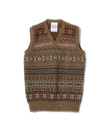 Jamieson’s × BEAMS PLUS / 別注 Vee Neck Vest