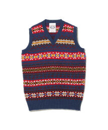 Jamieson’s × BEAMS PLUS / 別注 Vee Neck Vest
