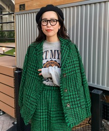 TWEEDビッグシルエットジャケット