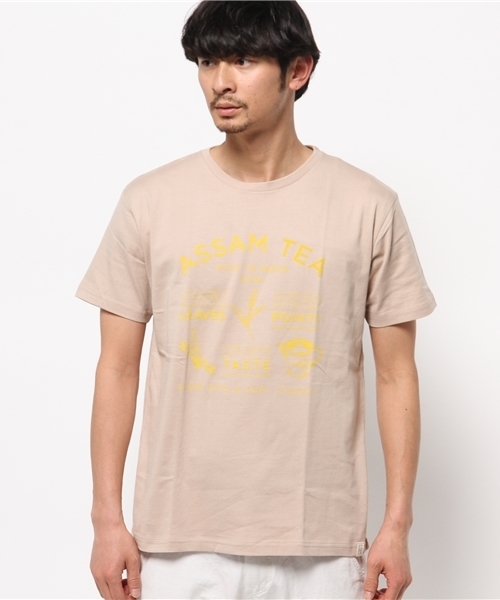 OUTLET(アウトレット)の「【CIAOPANIC TYPY】POCアッサムTEE(Tシャツ/カットソー・メンズ・ベージュ/ホワイト・LARGE/MEDIUM)」の3枚目の写真