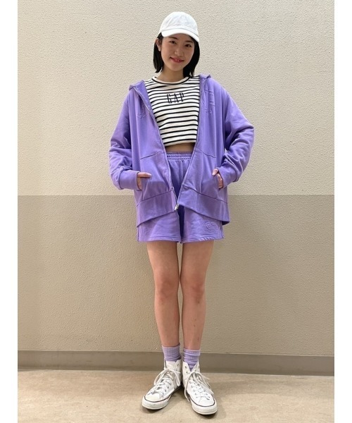 GAP(ギャップ)の「ヴィンテージソフト Gapロゴ スウェットショートパンツ(スウェットパンツ・レディース・パープル系その他/オフホワイト/ネイビー/その他・L/S/XS/XXS/M)」の21枚目の写真