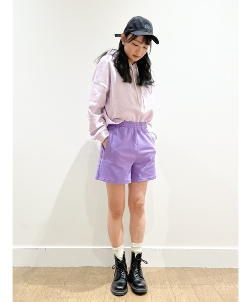 GAP(ギャップ)の「ヴィンテージソフト Gapロゴ スウェットショートパンツ(スウェットパンツ・レディース・パープル系その他/オフホワイト/ネイビー/その他・L/S/XS/XXS/M)」の20枚目の写真