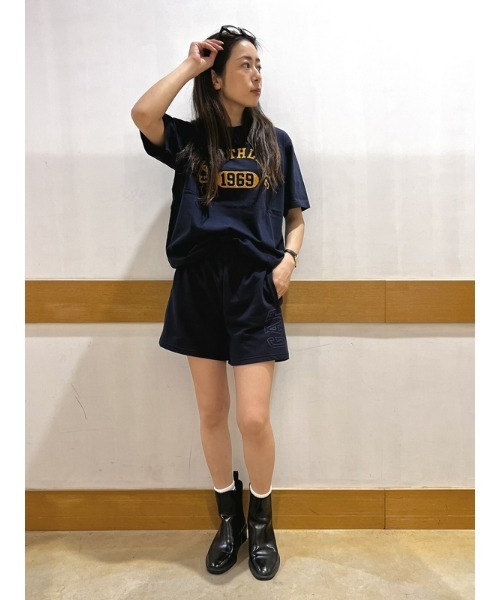 GAP(ギャップ)の「ヴィンテージソフト Gapロゴ スウェットショートパンツ(スウェットパンツ・レディース・パープル系その他/オフホワイト/ネイビー/その他・L/S/XS/XXS/M)」の17枚目の写真