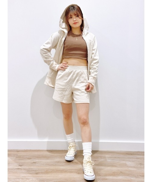 GAP(ギャップ)の「ヴィンテージソフト Gapロゴ スウェットショートパンツ(スウェットパンツ・レディース・パープル系その他/オフホワイト/ネイビー/その他・L/S/XS/XXS/M)」の16枚目の写真