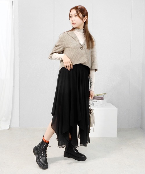 minia（ミニア）の「レースアップショート（ブーツ・レディース・ブラック/ブラウン・M/L）」の7枚目の写真