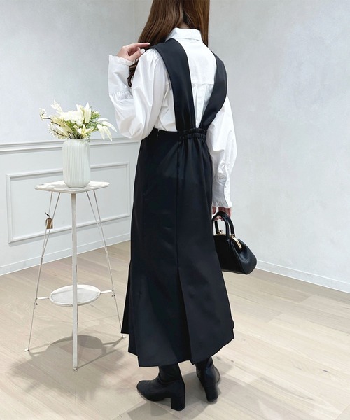 apres jour(アプレジュール)の「アソートジャンスカ【ZOZOTOWN限定アイテム】(ジャンパースカート・レディース・ブラック/モカ/ブラック系その他/ピンク系その他・X-LARGE/フリー)」の6枚目の写真