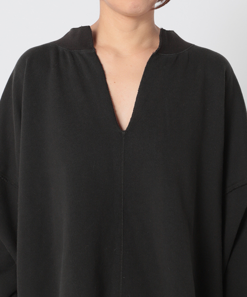 CITYSHOP(シティーショップ)の「KEY NECK スウェット(スウェット・レディース・ホワイト/チャコールグレー・FREE)」の12枚目の写真