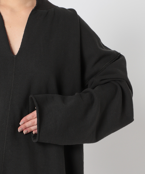 CITYSHOP(シティーショップ)の「KEY NECK スウェット(スウェット・レディース・ホワイト/チャコールグレー・FREE)」の14枚目の写真