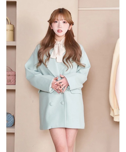eimy istoire - ダーリッチ Darich スプリング カラー ジャケット eimy コート セール】スプリングカラーミドルコート（ダウンジャケット/コート
