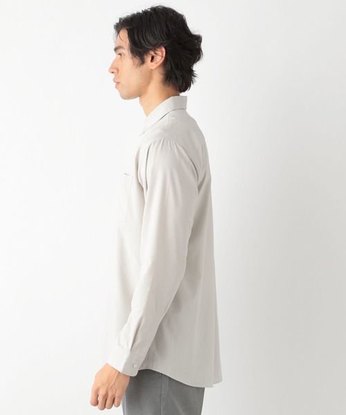 GLOBAL WORK（グローバルワーク）の「サラサマシャツ/レギュラーカラー/163410（シャツ/ブラウス・メンズ・チャコールグレー/ライトグレー/ライトブルー/ネイビー/ブルー/グリーン/ライトグリーン/グレー系その他4/ブルー系その他7/ダークブルー・MEDIUM/X-LARGE/SMALL/LARGE）」の15枚目の写真