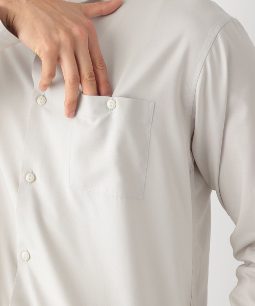 GLOBAL WORK（グローバルワーク）の「サラサマシャツ/レギュラーカラー/163410（シャツ/ブラウス・メンズ・チャコールグレー/ライトグレー/ライトブルー/ネイビー/ブルー/グリーン/ライトグリーン/グレー系その他4/ブルー系その他7/ダークブルー・MEDIUM/X-LARGE/SMALL/LARGE）」の19枚目の写真