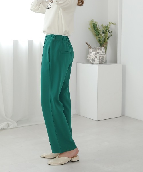 Bou Jeloud(ブージュルード)の「ピンタックきれいめジョグパンツ(その他パンツ・レディース・ブラック/パープル/グリーン・38)」の6枚目の写真