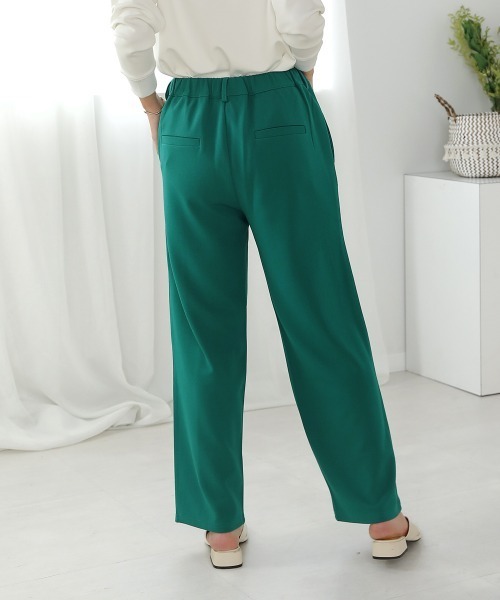 Bou Jeloud(ブージュルード)の「ピンタックきれいめジョグパンツ(その他パンツ・レディース・ブラック/パープル/グリーン・38)」の9枚目の写真