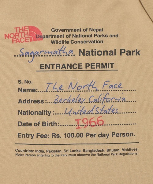 THE NORTH FACE(ザノースフェイス)の「THE NORTH FACE S/S ENTRANCE PERMISSION TEE / ザ・ノース・フェイス ショートスリーブ エントランス パーミッション ティー(Tシャツ/カットソー・メンズ・ベージュ/ホワイト/グレー・S/M/L/XL)」の19枚目の写真