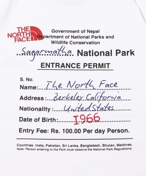 THE NORTH FACE(ザノースフェイス)の「THE NORTH FACE S/S ENTRANCE PERMISSION TEE / ザ・ノース・フェイス ショートスリーブ エントランス パーミッション ティー(Tシャツ/カットソー・メンズ・ベージュ/ホワイト/グレー・S/M/L/XL)」の20枚目の写真