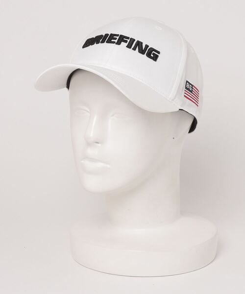 BRIEFING（ブリーフィング）の「【ブリーフィングゴルフ】MENS BASIC CAP（キャップ・メンズ・ブラック/オリーブ/ホワイト/ベージュ/ネイビー・FREE）」の2枚目の写真