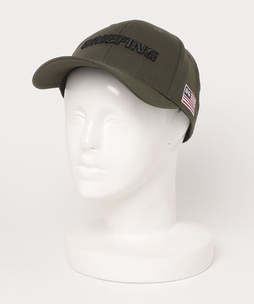 BRIEFING（ブリーフィング）の「【ブリーフィングゴルフ】MENS BASIC CAP（キャップ・メンズ・ブラック/オリーブ/ホワイト/ベージュ/ネイビー・FREE）」の4枚目の写真