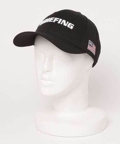 BRIEFING（ブリーフィング）の「【ブリーフィングゴルフ】MENS BASIC CAP（キャップ・メンズ・ブラック/オリーブ/ホワイト/ベージュ/ネイビー・FREE）」の3枚目の写真